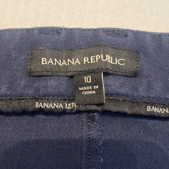 Banana Republic Women's Slim Straight Cropped Pant Isola Nights Navy Size 10 - Picture 11 of 14